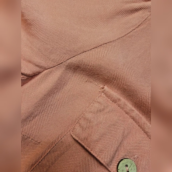 La Vie En Rose Aqua roll tab sleeve romper - Picture 7 of 13